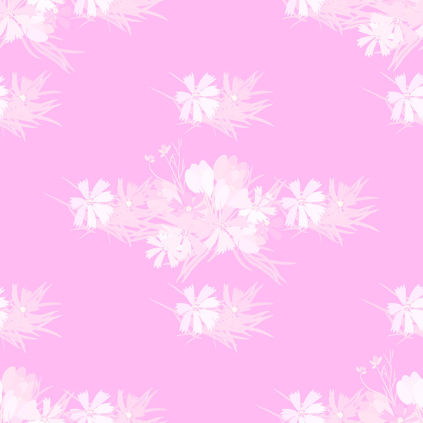 cosmos and crocus flowers background  - Vector, afbeelding