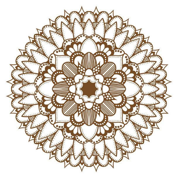 Ornamento floral abstrato
 - Vetor, Imagem
