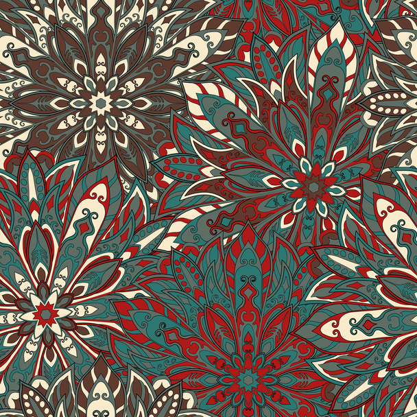 Seamless mandala pattern - Wektor, obraz