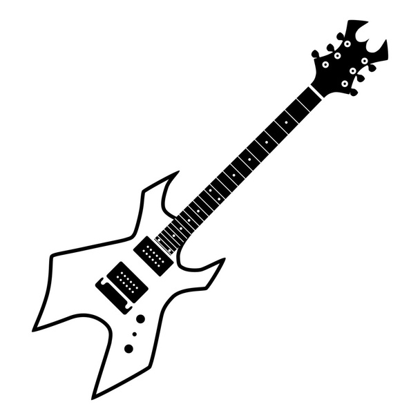 Icono de guitarra eléctrica
 - Vector, imagen