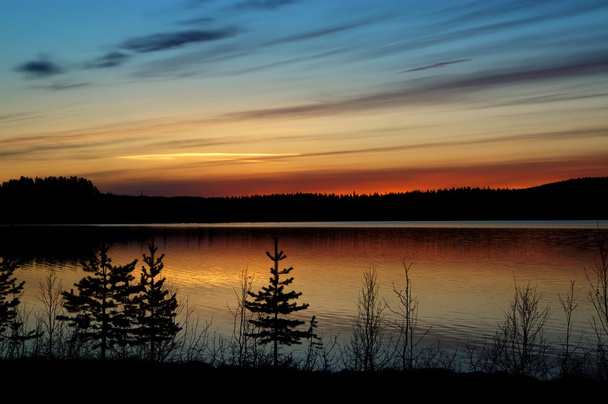 Schwedischer Sonnenuntergang - Foto, Bild