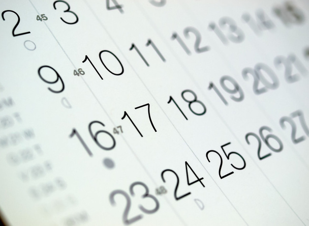 Сторінка календаря з вибірковим фокусом
 - Фото, зображення