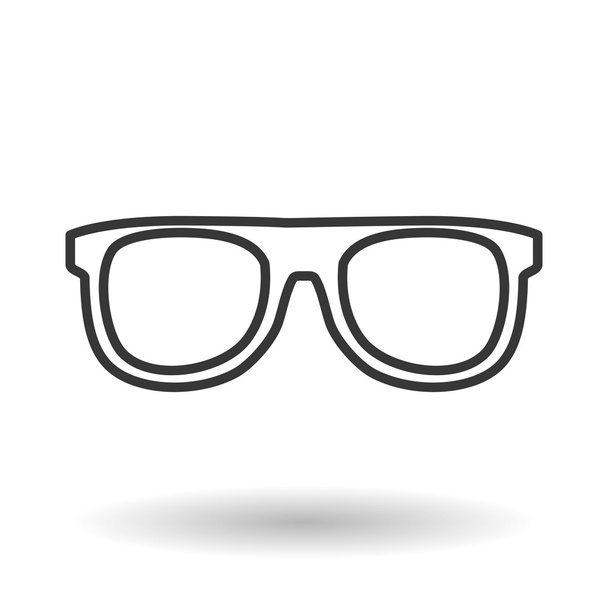 Icône lunettes design
 - Vecteur, image
