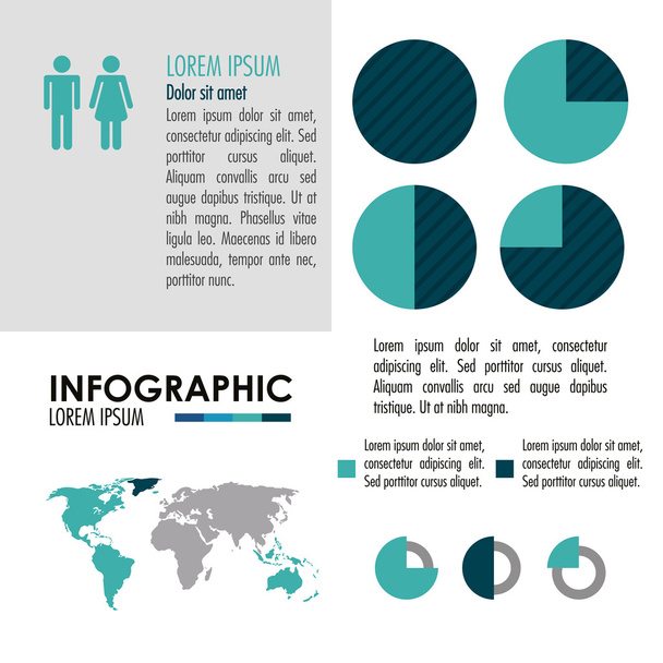 Infographic icon design , vector illustration - Vector, Image