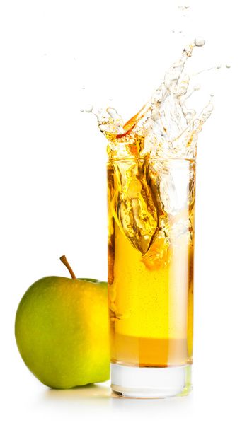 Orange juice is spalsing in glass - Foto, Imagem