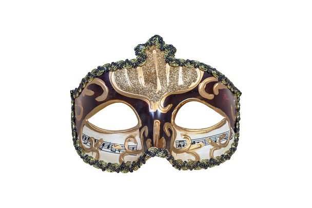 Karneval maska izolované na bílém pozadí - Fotografie, Obrázek
