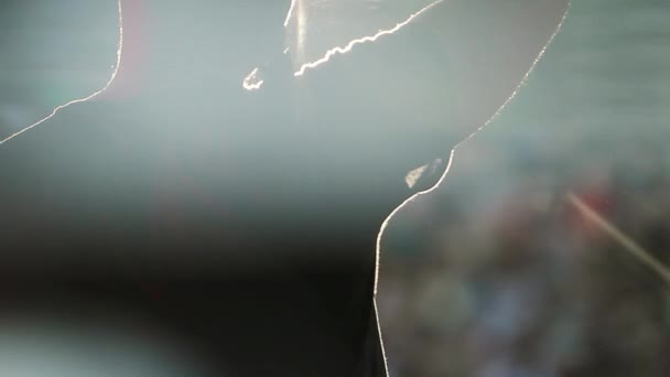 Parte de trás do homem silhueta em raios de sol executar no microfone no palco. Cabeça de toque. Concerto ao vivo
 - Filmagem, Vídeo
