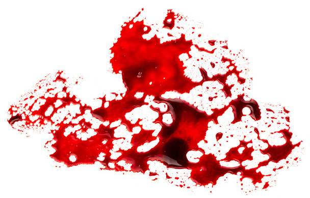 Grande tache de sang rouge
 - Photo, image