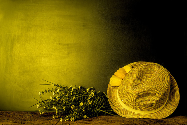 Summer hat background - Photo, Image