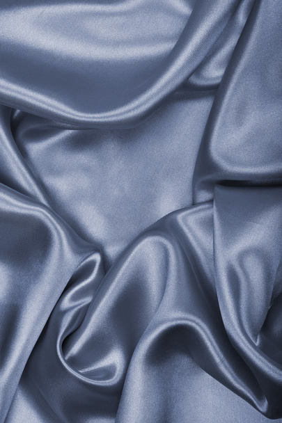 Smooth elegant grey silk or satin as background  - Zdjęcie, obraz
