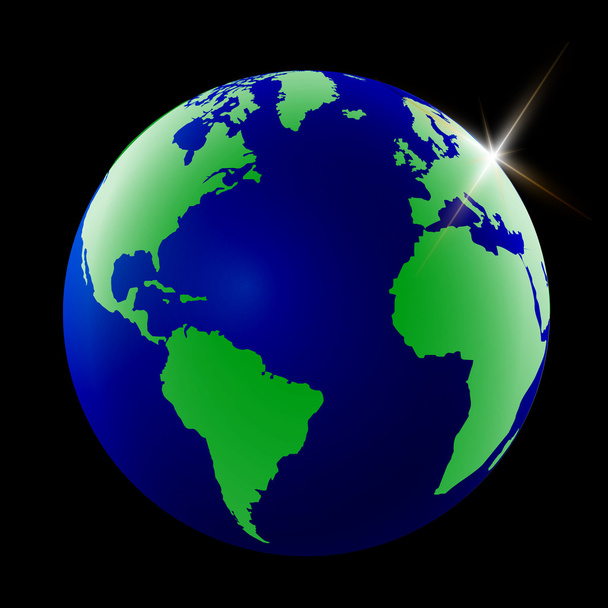 Globe Earth Icon. Asia. World Map with Globes detailed editable. Vector illustration. - Vektori, kuva