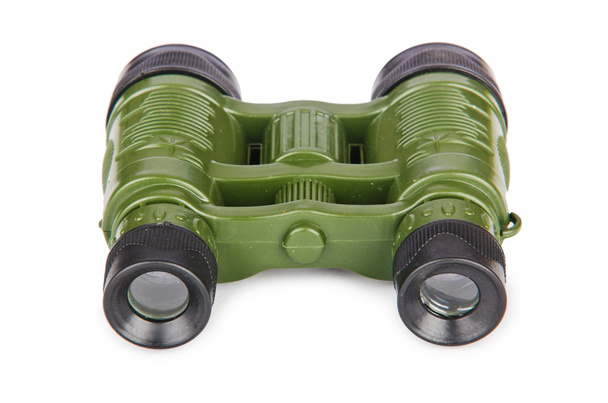 vojenský dalekohled izolovaných na bílém - Fotografie, Obrázek