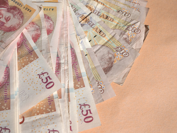 GBP Pound notities - Foto, afbeelding