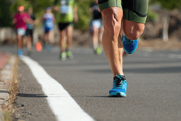 Maratonin juoksukilpailu
 - Valokuva, kuva