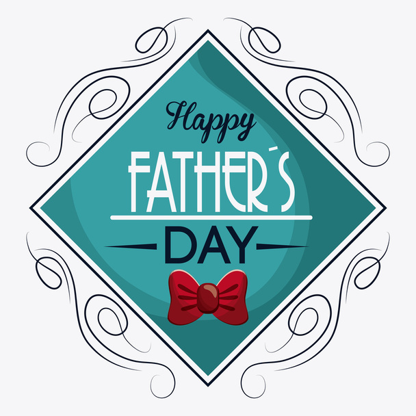Icon of Fathers day design, vector illustration - Vettoriali, immagini