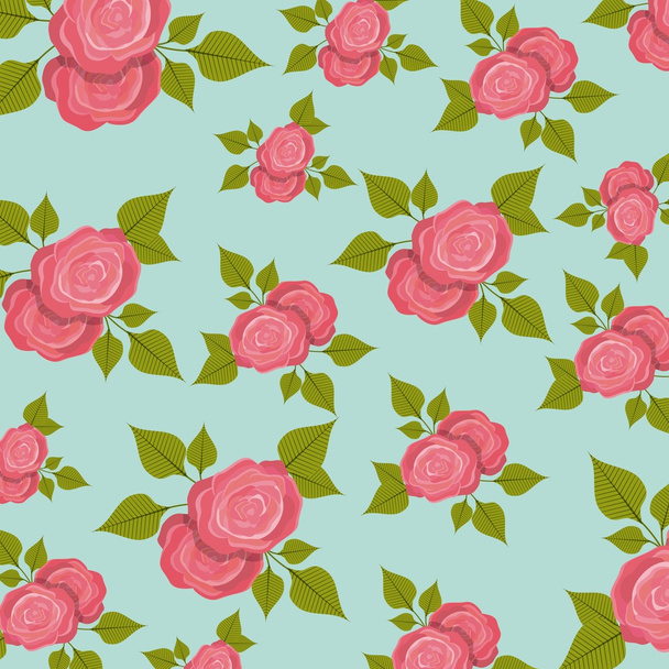 Floral patroon ontwerp - Vector, afbeelding