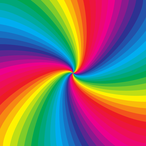 Arc-en-ciel fond spirale coloré
 - Vecteur, image
