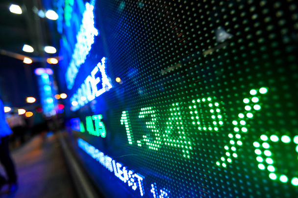 Stock market price display abstract - Photo, Image