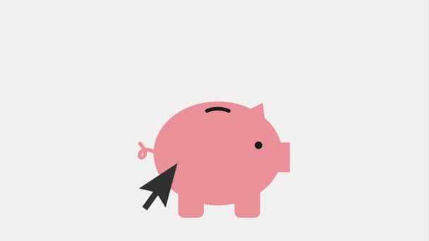 savings money design  - Footage, Video