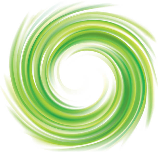 Векторный спиральный фон зеленого цвета
 - Вектор,изображение