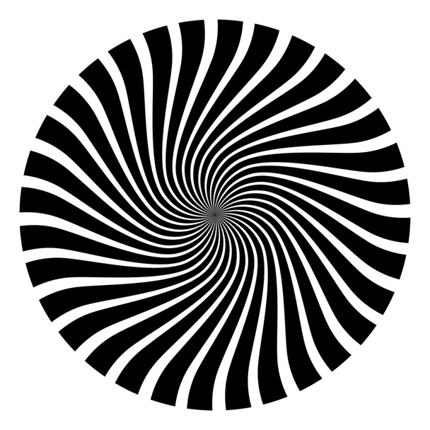 Op Art espiral remolino
 - Vector, imagen