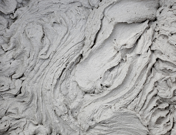 Fresh white cement montar closeup texture - Zdjęcie, obraz
