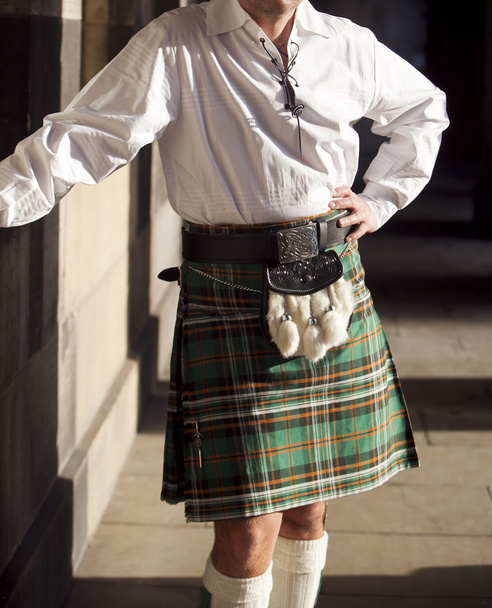 traditionelles schottisches Outfit - Foto, Bild