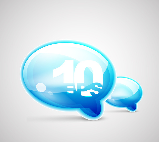 Chat clouds background - Vector, imagen
