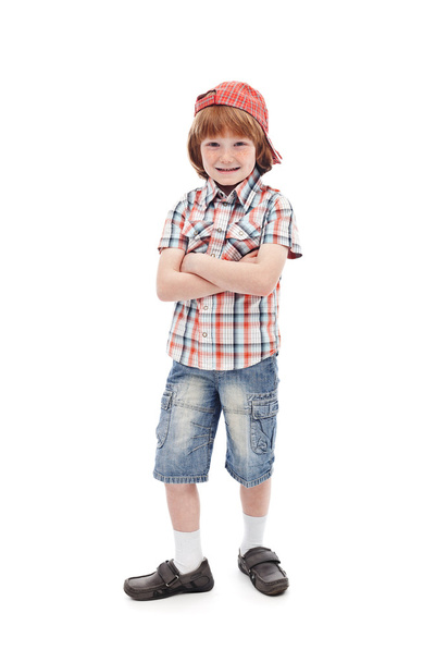 Mischievous kid with freckles - Foto, Imagem
