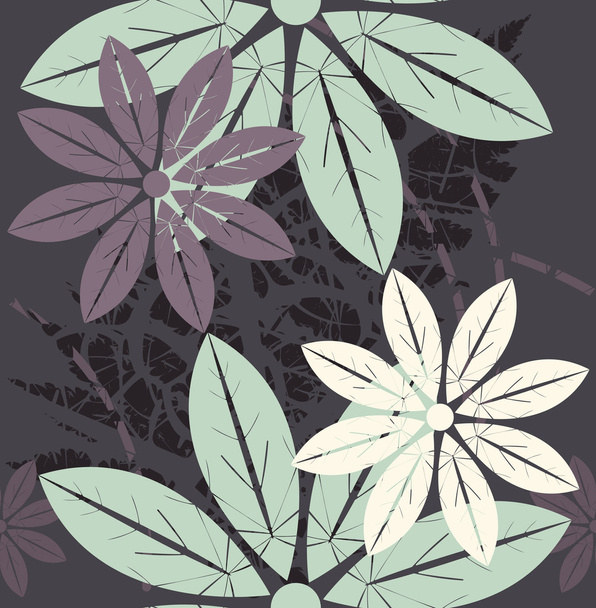 Stylish floral pattern - Wektor, obraz