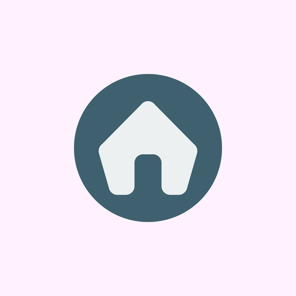 ホームアイコン、ホームシンボル、ホームベクトル、ホームeps、ホームイメージ、ホームロゴ、ホームフラット、ホームアートデザイン、ホームブルーリング - ベクター画像