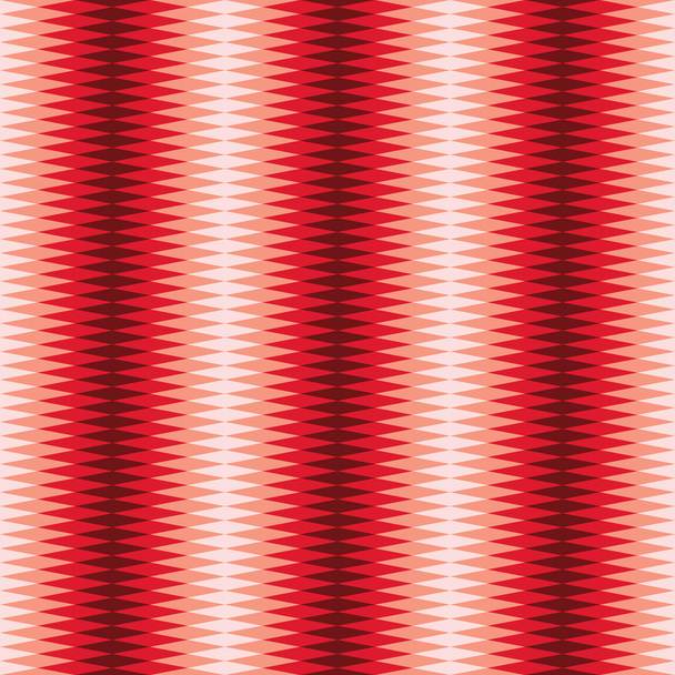 Blokujące wzór Sawtooth - czerwony - Wektor, obraz