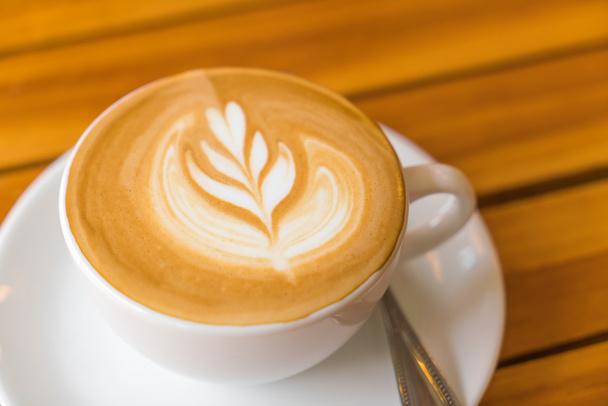 Latte Coffee art - Фото, изображение