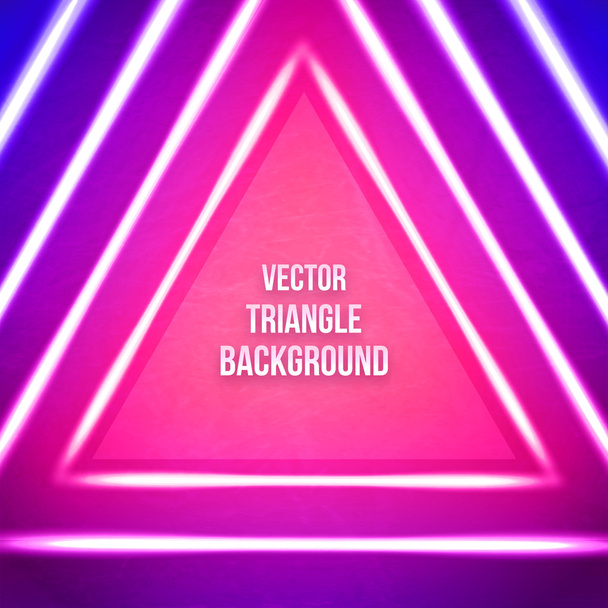 Vector Geometric Background With Triangle. Hipster theme. - Vektör, Görsel