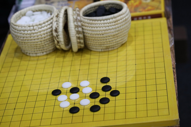 Gry Go Checkerboard, azjatycka plansza gry - Zdjęcie, obraz