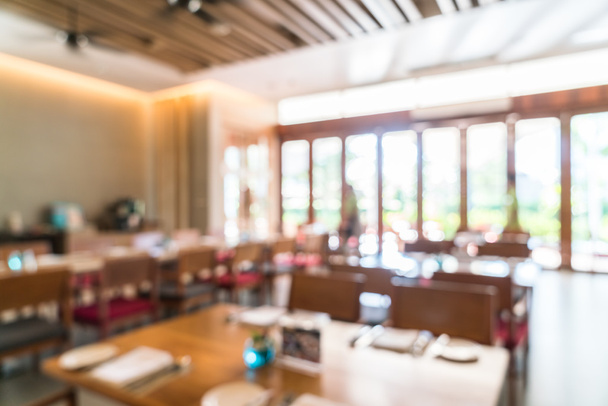 blur restaurant interior background - Photo, image