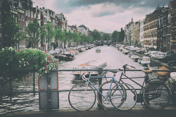Amsterdam, Netherlands (vintage photo) - Foto, imagen