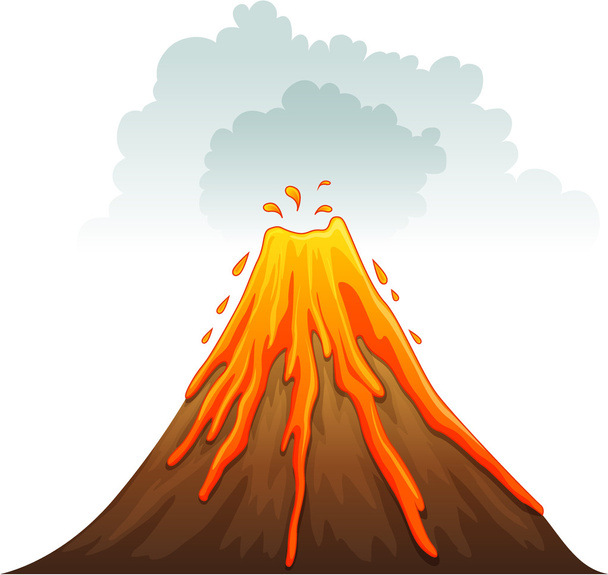 erupción
 - Vector, Imagen