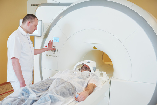 computed tomography or MRI scanner test analysis - Fotografie, Obrázek