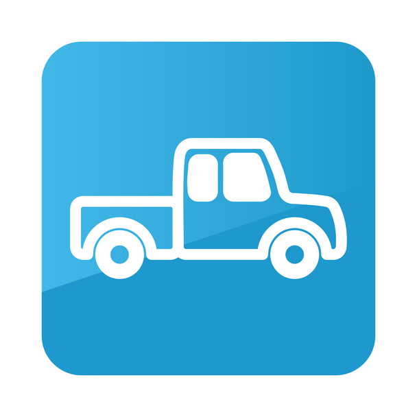 Icono de vector de camioneta. Granja
 - Vector, Imagen