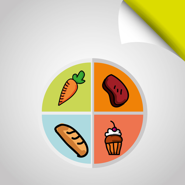 дизайн поживні продукти харчування
 - Вектор, зображення