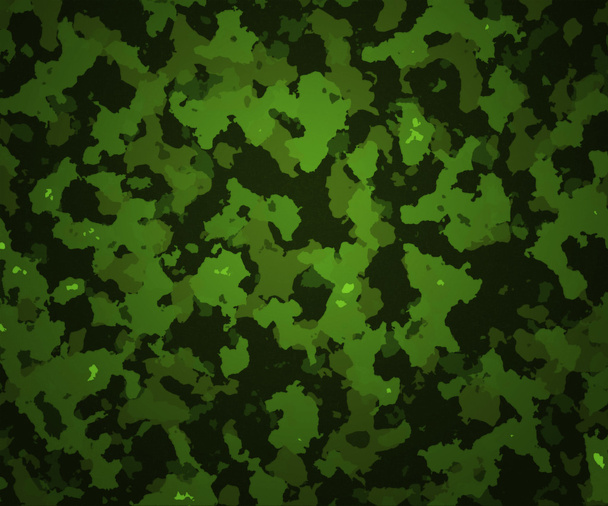 Green Camouflage Texture Army Background - Photo, Image