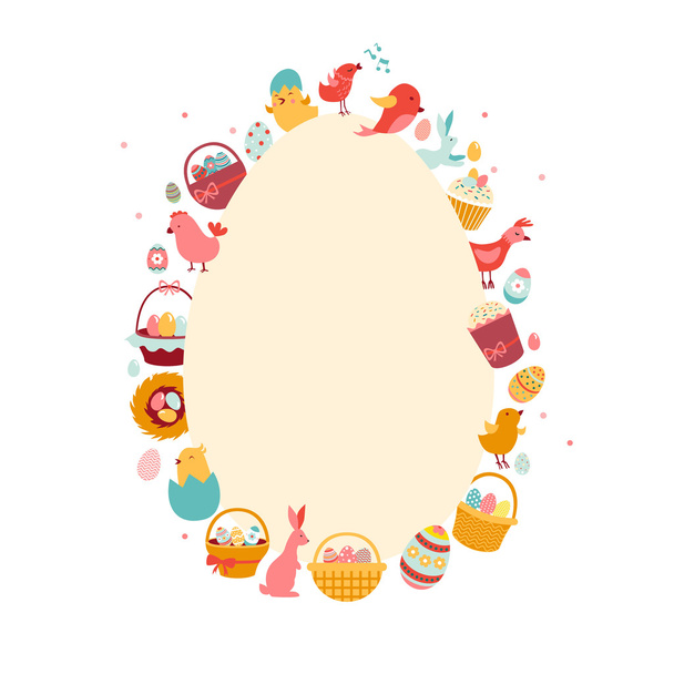 drawing Easter set - Vector, Image