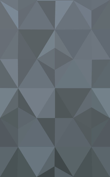 graues polygonales Muster, das aus Dreiecken und einem Farbverlauf im Origami-Stil besteht. - Foto, Bild
