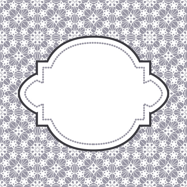 card with lace - Vector, Imagen