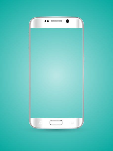 New realistic mobile phone smartphone mockups with blank screen isolated.  - Vector, Image