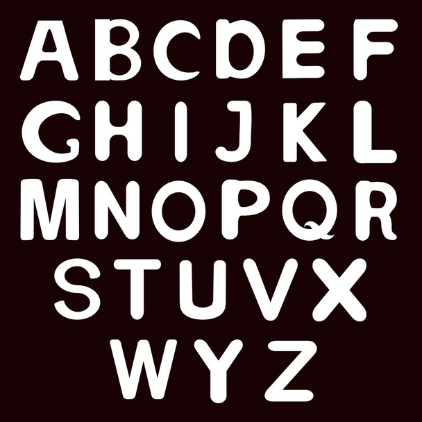 Alphabet Set. Vector illustration of alphabet letters. - Vektori, kuva