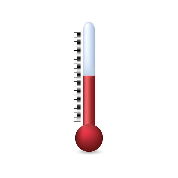 thermometers vector flat design - Vector, afbeelding
