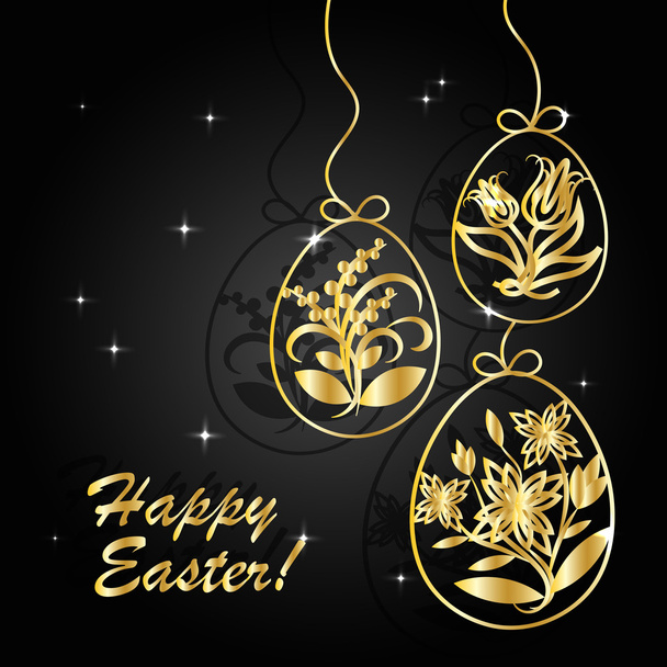 Happy Easter greeting card. - Διάνυσμα, εικόνα