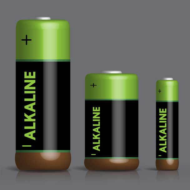 Green battery design . - ベクター画像